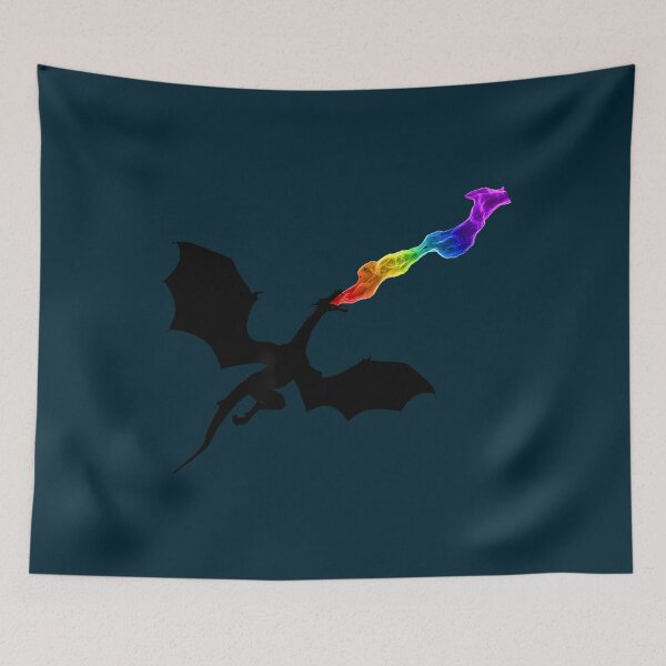 Item preview, Lgbtq Dragon With Rainbow Flame Pride Design   designed and sold by hermaneeu.