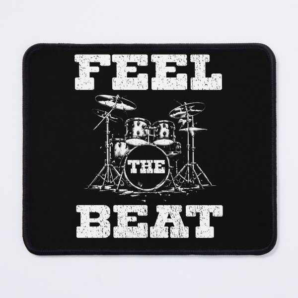 Item preview, Feel The Beat Drum Set Graphic | Drummer Music Design designed and sold by Jt41.