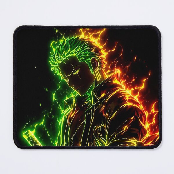 Item preview, Green Flame Samurai Warrior | Neon Katana Swordsman | Dark Anime Inspired Fantasy Art designed and sold by Dyan4.