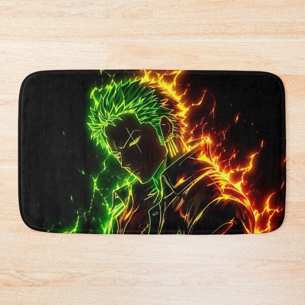 Item preview, Green Flame Samurai Warrior | Neon Katana Swordsman | Dark Anime Inspired Fantasy Art designed and sold by Dyan4.