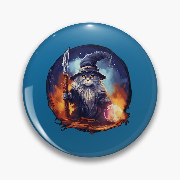 Item preview, Magical Feline Sorcerer Enchanting Wizard Cat   designed and sold by hermaneeu.