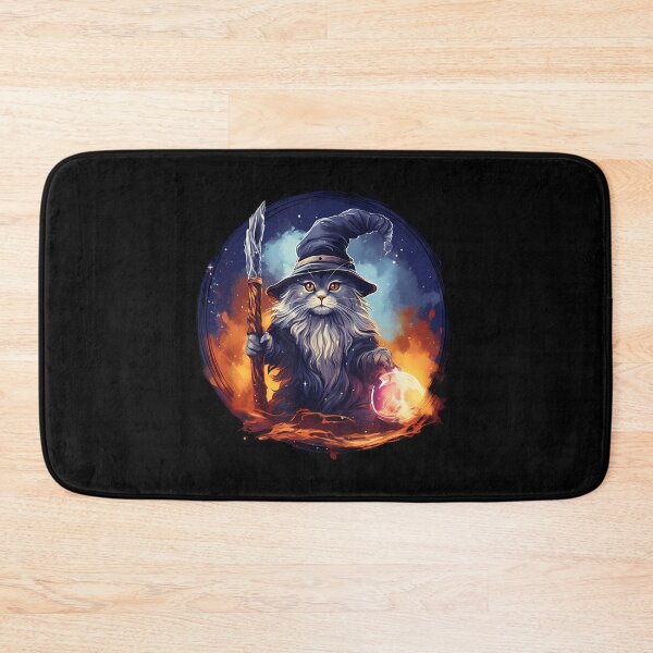 Item preview, Magical Feline Sorcerer Enchanting Wizard Cat   designed and sold by hermaneeu.