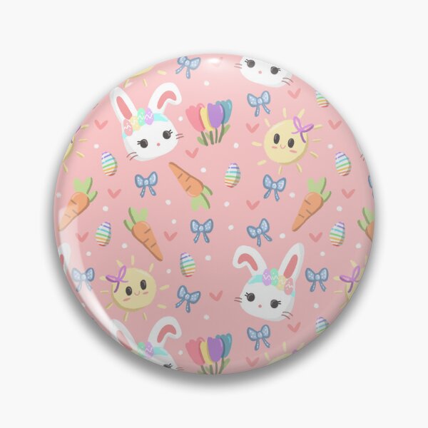 Item preview, Cute Rainbow Easter Bunny Pattern designed and sold by SantaLisaPier.