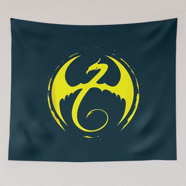 Item preview, Marvel Iron Fist Dragon Chest Yellow Logo  designed and sold by hermaneeu.