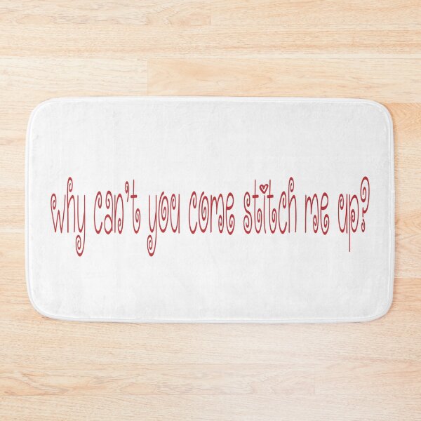 Item preview, Why Can’t You Come Stitch Me Up? The Cure Lyrics - You Seem Pretty Sad For A Girl So In Love designed and sold by Aesthetic Crew.