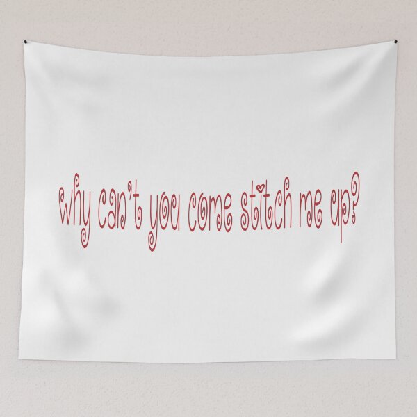 Item preview, Why Can’t You Come Stitch Me Up? The Cure Lyrics - You Seem Pretty Sad For A Girl So In Love designed and sold by Aesthetic Crew.