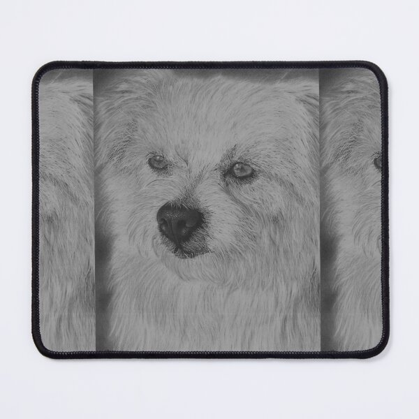 Item preview, Dog Portrait Graphite — Hyperrealistic Pet Black White designed and sold by David Mateo ArtWorks.