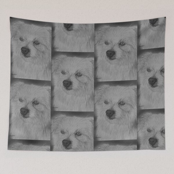 Item preview, Dog Portrait Graphite — Hyperrealistic Pet Black White designed and sold by David Mateo ArtWorks.