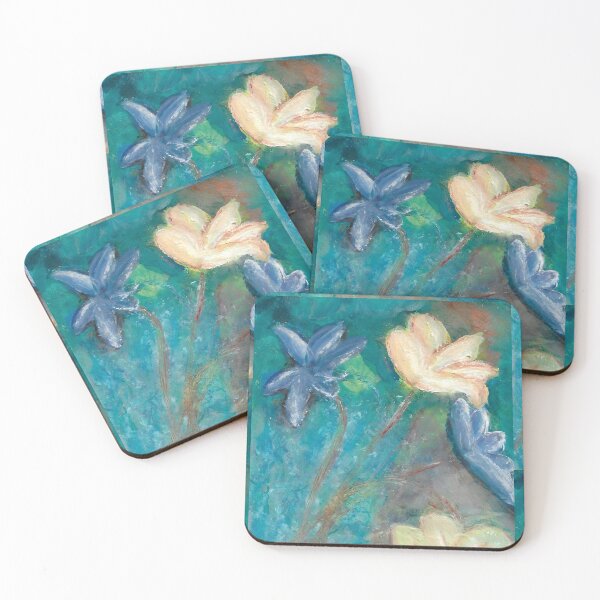 Item preview, Teal Blooms  designed and sold by ShonaCallumArt.