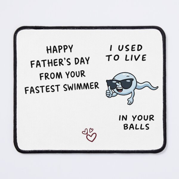 Item preview, Funny Father's Day Sperm Cartoon Gift designed and sold by TheNyneShop.