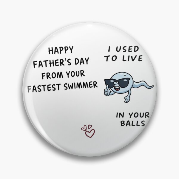 Item preview, Funny Father's Day Sperm Cartoon Gift designed and sold by TheNyneShop.