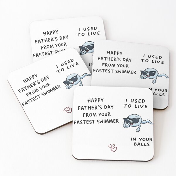 Item preview, Funny Father's Day Sperm Cartoon Gift designed and sold by TheNyneShop.