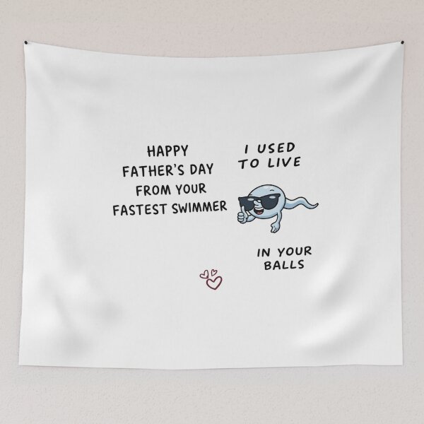 Item preview, Funny Father's Day Sperm Cartoon Gift designed and sold by TheNyneShop.