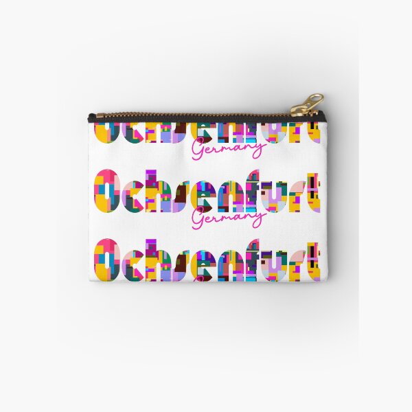 Item preview, Ochsenfurt, Germany, Vibrant Abstract City Typography Art designed and sold by Wanderful-roads.