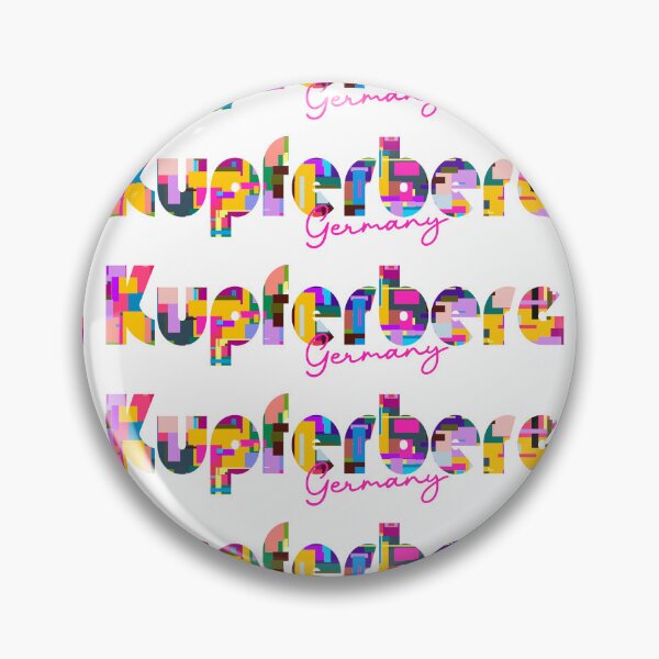 Item preview, Kupferberg, Germany, Vibrant Abstract City Typography Art designed and sold by Wanderful-roads.