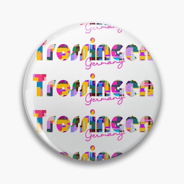 Item preview, Trossingen, Germany, Vibrant Abstract City Typography Art designed and sold by Wanderful-roads.