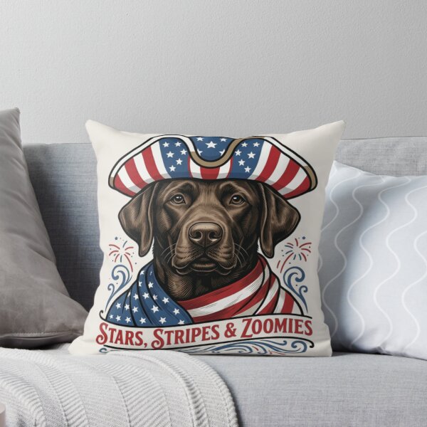 Item preview, Stars Stripes & Zoomies Patriotic Dog T-Shirt & Sticker  Usa Pride Tshirt July 4th  designed and sold by ZyxDes.