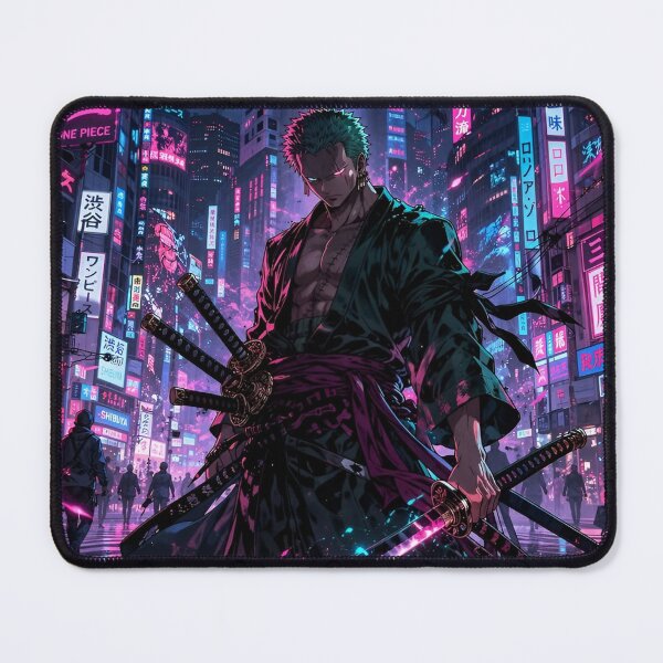 Item preview, Neon Cyber Samurai Warrior | Futuristic Katana Ronin | Japanese Street Anime Inspired Art designed and sold by Dyan4.