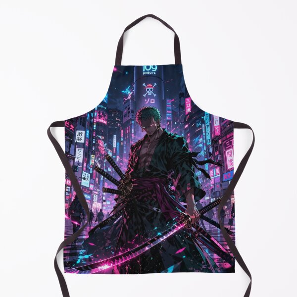 Item preview, Neon Cyber Samurai Warrior | Futuristic Katana Ronin | Japanese Street Anime Inspired Art designed and sold by Dyan4.
