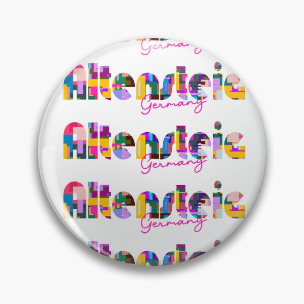 Item preview, Altensteig, Germany, Vibrant Abstract City Typography Art designed and sold by Wanderful-roads.