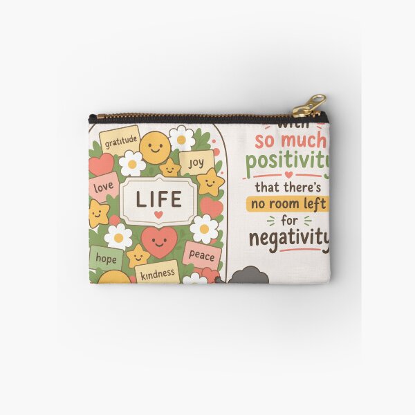 Item preview, Fill Your Life With Positivity – Cute Positive Mindset Jar Illustration designed and sold by emotinote.