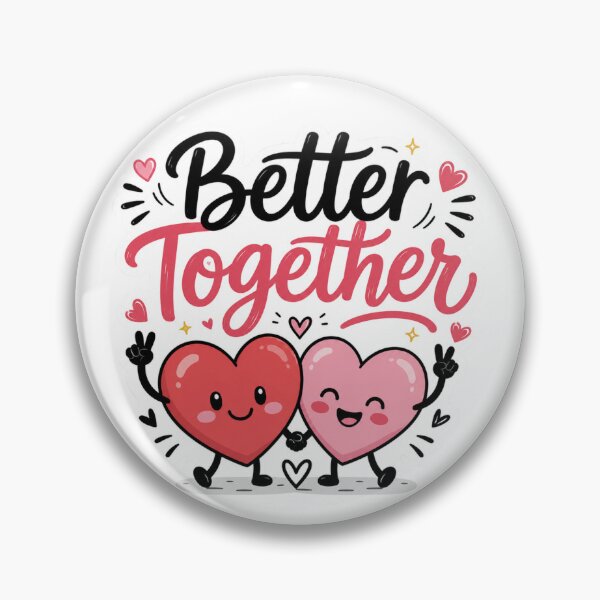 Item preview, Better Together Cute Love Hearts designed and sold by MR4me.