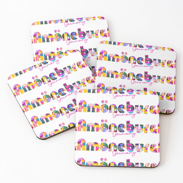 Item preview, Amöneburg, Germany, Vibrant Abstract City Typography Art designed and sold by Wanderful-roads.