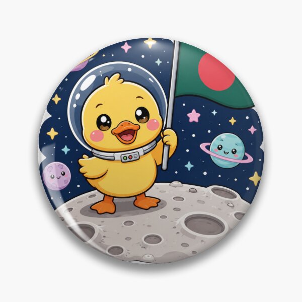 Item preview, Space Quack Kawaii Duck designed and sold by Calfona.