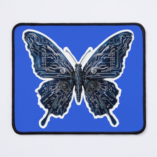 Item preview, Cyberpunk Cyber Monarch Butterfly designed and sold by 77Clover.