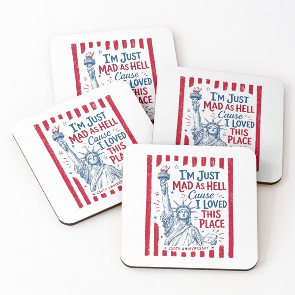 Item preview, Im Just Mad As Hell Cause I Loved This Place Liberty 250th Anniversary Feminist 4th of july designed and sold by DesignForYou79.