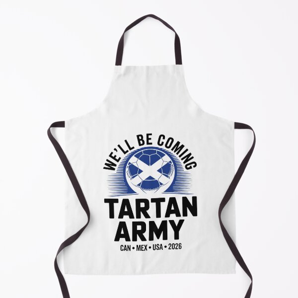 Item preview, We'll be coming Tartan Army Soccer 2026 World Football Fan designed and sold by Streetshop79.