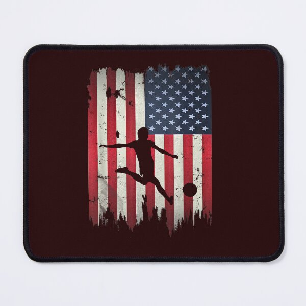 Item preview, USA Soccer Player Vintage American Flag Football Patriotic Sports Gift designed and sold by 3liegy.