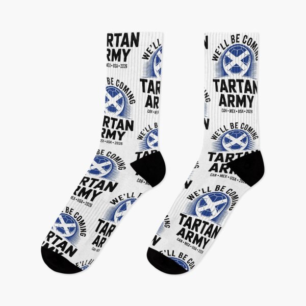 Item preview, We'll be coming Tartan Army Soccer 2026 World Football Fan designed and sold by Streetshop79.