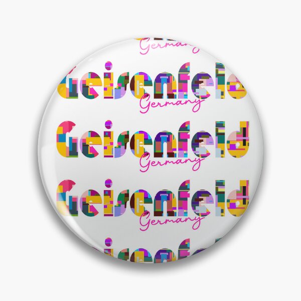 Item preview, Geisenfeld, Germany, Vibrant Abstract City Typography Art designed and sold by Wanderful-roads.
