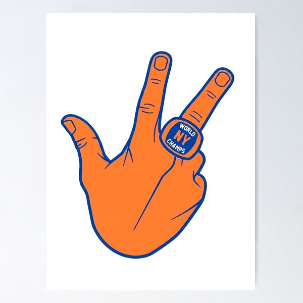 Item preview, New York Knicks Jalen Brunson 3 Point Hand designed and sold by madren22.