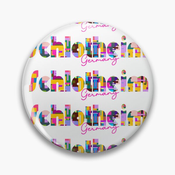 Item preview, Schlotheim, Germany, Vibrant Abstract City Typography Art designed and sold by Wanderful-roads.