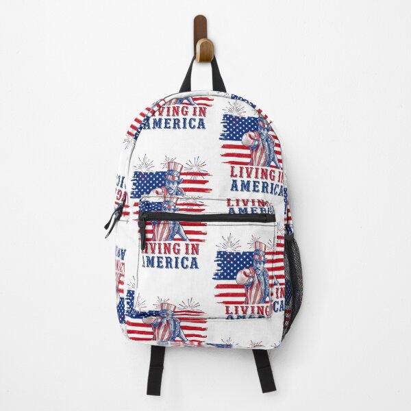 Item preview, Apollo Creed Living In America Funny 4th July USA Boxing Fighter designed and sold by DesignForYou79.