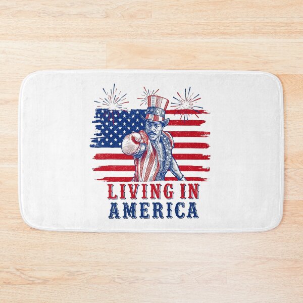 Item preview, Apollo Creed Living In America Funny 4th July USA Boxing Fighter designed and sold by DesignForYou79.