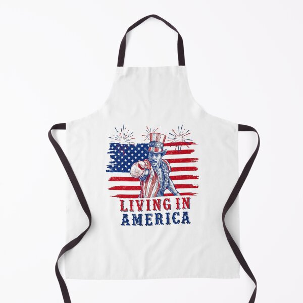 Item preview, Apollo Creed Living In America Funny 4th July USA Boxing Fighter designed and sold by DesignForYou79.