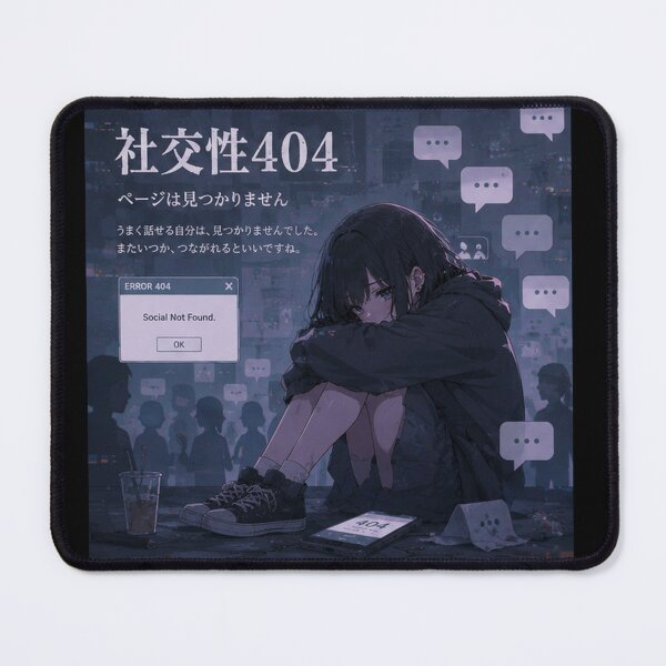 Item preview, Social 404 (社交性404) - JDM Street Edition Cyber Loneliness Girl designed and sold by Japan-kanji-ya.