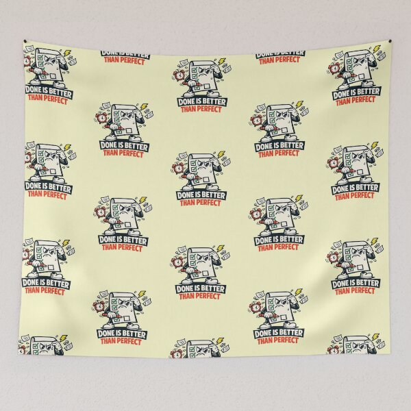 Item preview, Done Is Better Than Perfect designed and sold by Cosmos Creative Studios.