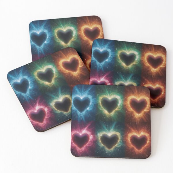 Item preview, Colorful hearts designed and sold by Kari's shop.