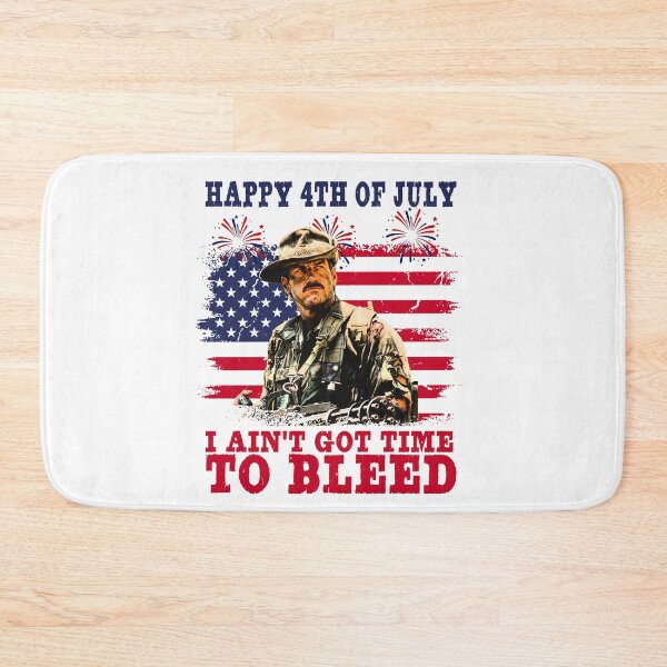 Item preview, I Ain't Got Time To Bleed Predator Movie 4th Of July Funny Independence Day designed and sold by DesignForYou79.