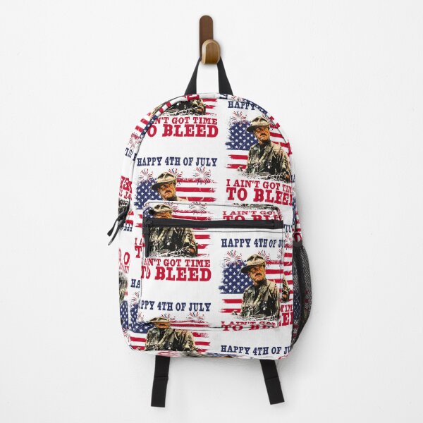 Item preview, I Ain't Got Time To Bleed Predator Movie 4th Of July Funny Independence Day designed and sold by DesignForYou79.