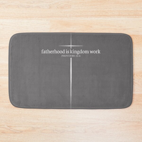 Item preview, Fatherhood is Kingdom Work Christian Dad Men Father's Day designed and sold by KristineLi.