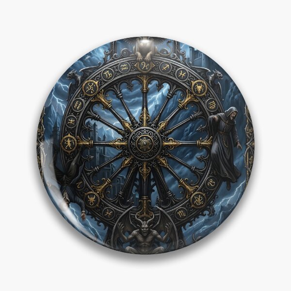 Item preview, Wheel of Fortune tarot card designed and sold by Studio77-Gothic.