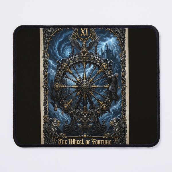 Item preview, Wheel of Fortune tarot card designed and sold by Studio77-Gothic.