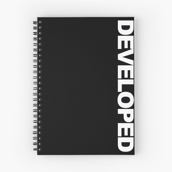 Item preview, DEVELOPED — White Minimal Bold Type Statement designed and sold by WORDPAUSE.