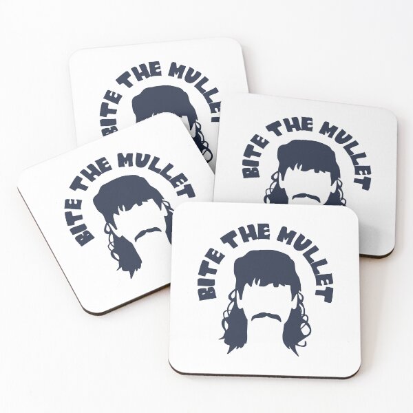 Item preview, Bite The Mullet - Retro Hairstyle Silhouette designed and sold by AnAzArt.