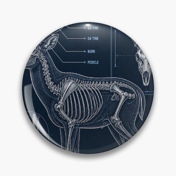 Item preview, Buck Blueprint Anatomy T-Shirt, Deer Skeleton Schematic Tee, Hunting Technical Drawing Shirt, Navy Blue Hunter Gift, Antler Diagram Graphic designed and sold by SunnyDesign82.
